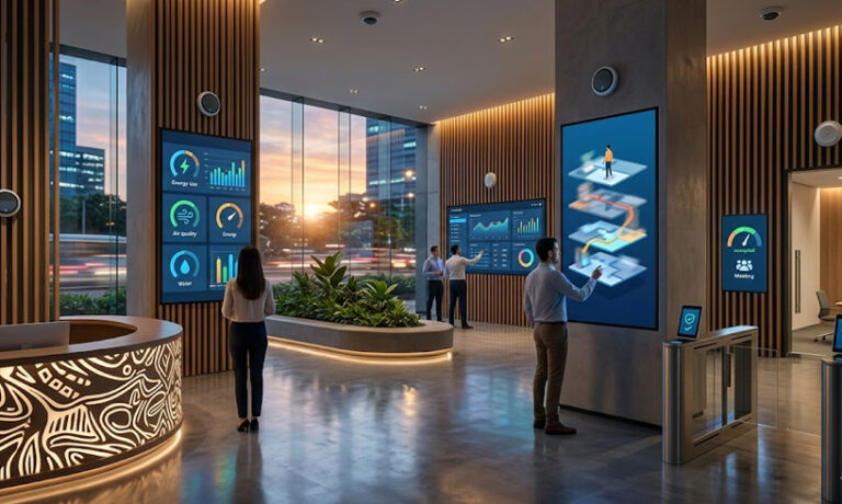 Digital Signage di Era Smart Building: Integrasi dengan IoT dan Automation System