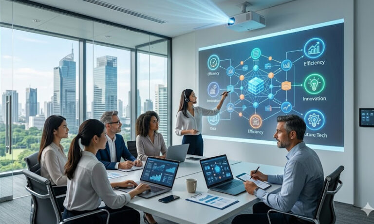 Kenapa Banyak Perusahaan Beralih ke Laser Projector untuk Meeting Room Modern?