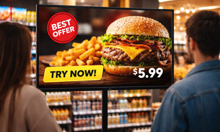 Cara Menentukan Konten Digital Signage yang Benar-benar Menghasilkan Penjualan